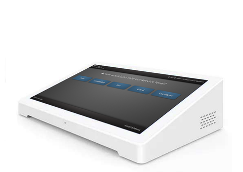 GD08 - Hardware keyboard: Q-net Multifunktionsgerät mit 8' LCD & Touch Panel, auf dem Schreibtisch für Pro