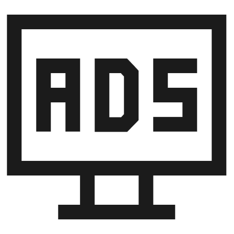 Ads on ticket dispenser